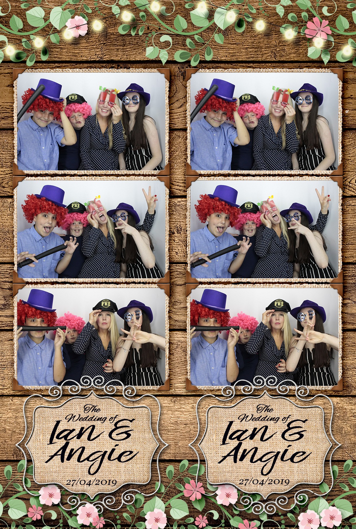 Ian & Angie’s wedding  | View more photos from the event at gallery.myphotoboothexperience.co.uk/u/MyPhotoBoothExperienceLtd/Ian-Angie’s-wedding